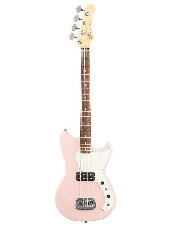 Басс гитара G&L Fullerton Deluxe Fallout Bass 2022 Shell Pink фотографии