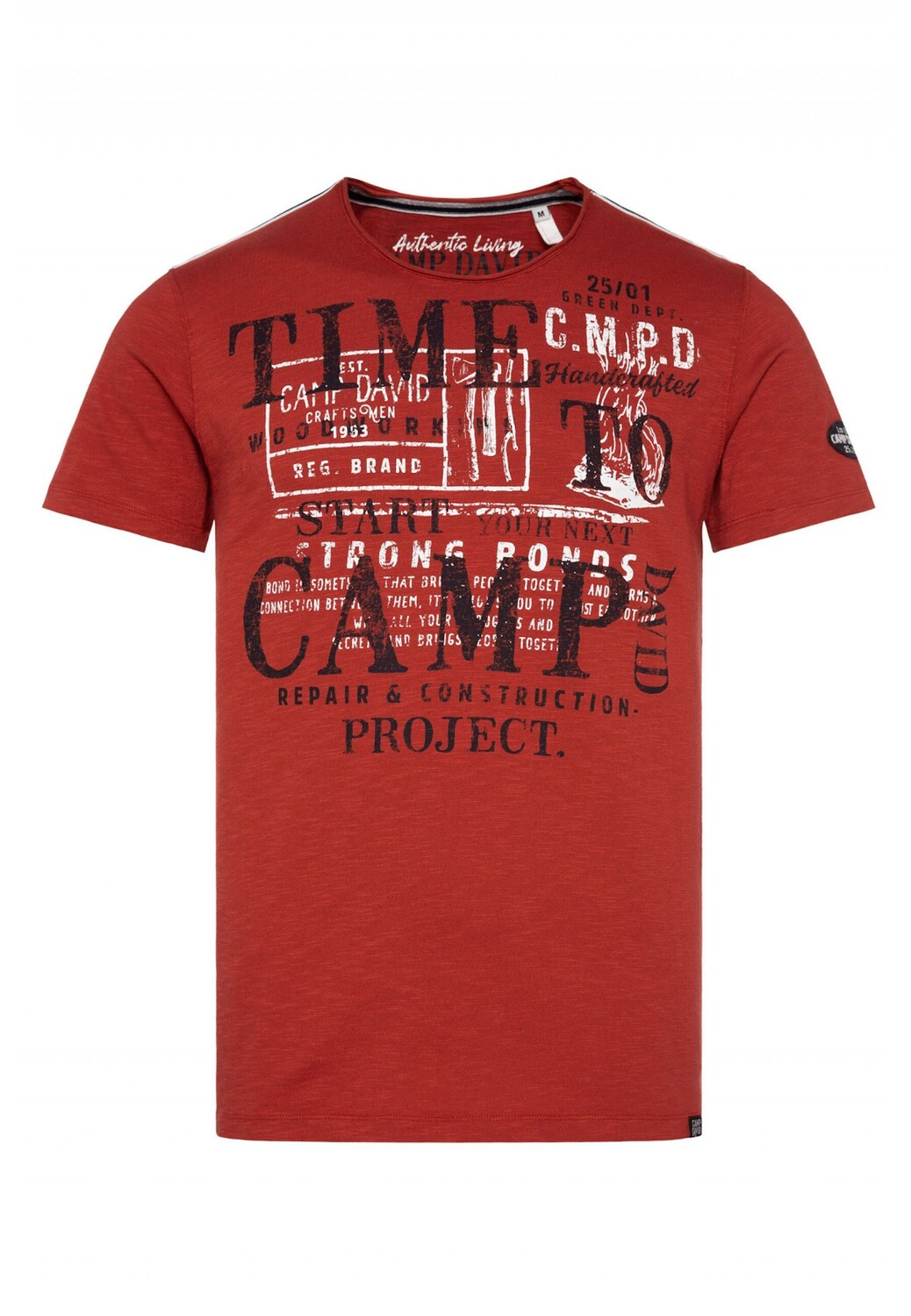 

Футболка CAMP DAVID The Craftsmen', красный