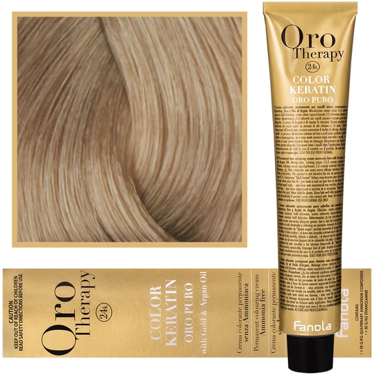 Краска для волос, 100 мл Fanola, Oro Therapy, Color Keratin Oro Puro, 10.00