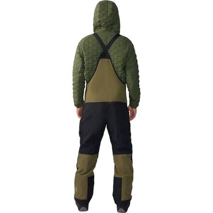 

Брюки-комбинезоны First Tracks мужские Mountain Hardwear, темно-зеленый/черный