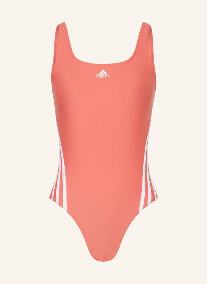 

Купальник 3 полоски Adidas, белый