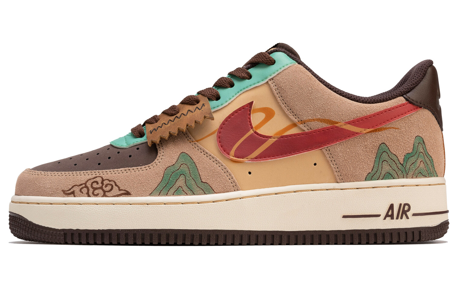 

Мужские кроссовки для скейтбординга Nike Air Force 1 Low, Light Brown