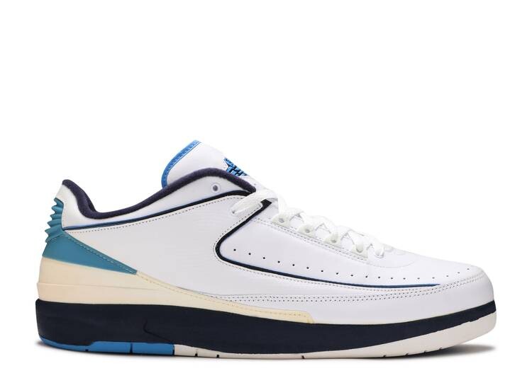 Кроссовки AIR JORDAN 2 RETRO LOW 'MIDNIGHT NAVY', белый