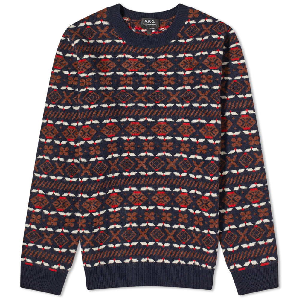 

A.P.C. Трикотаж с круглым вырезом John Fairisle