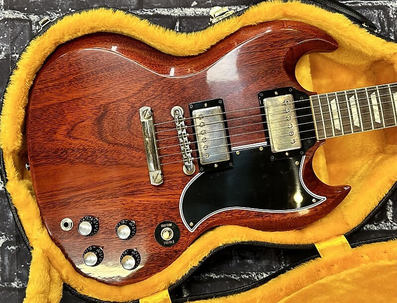 

Электрогитара Gibson Custom Shop Les Paul SG Standard '61 VOS 2023 Cherry Red New Unplayed Auth Dlr 6lb 14oz #921