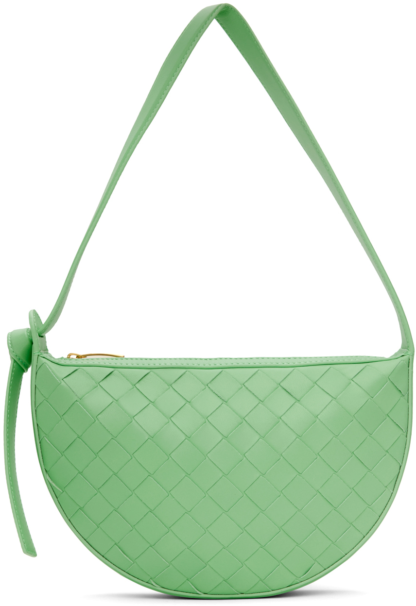 Зеленая мини-сумка Sunrise Bottega Veneta
