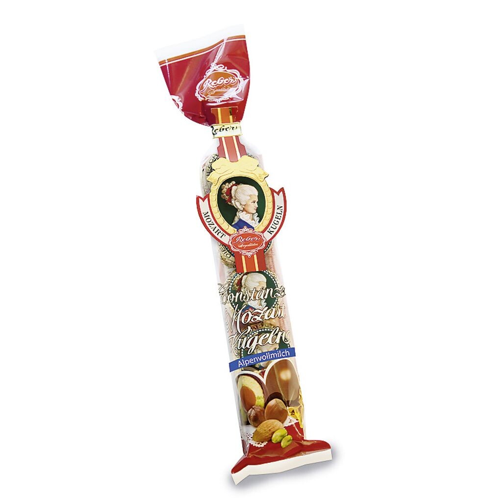 

Reber Constanze Mozart Balls 5 шоколадных конфет в индивидуальной упаковке 100г Paul Reber