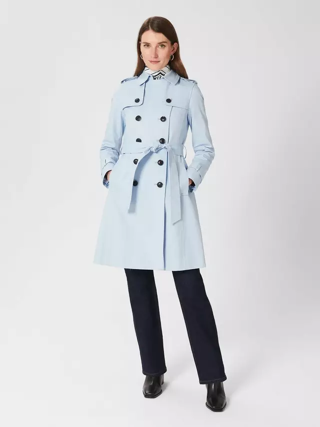 

Тренчкот Hobbs Saskia, цвет pale/blue