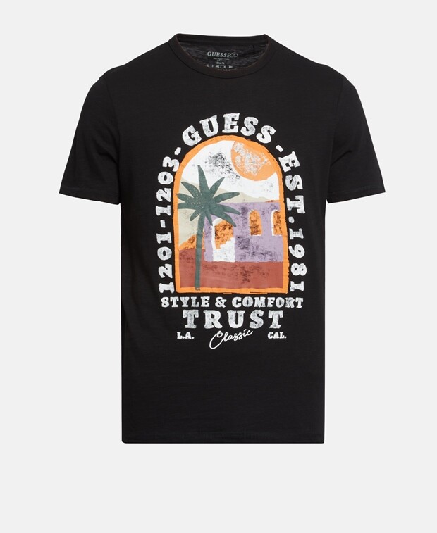 

Футболка органик Guess, черный
