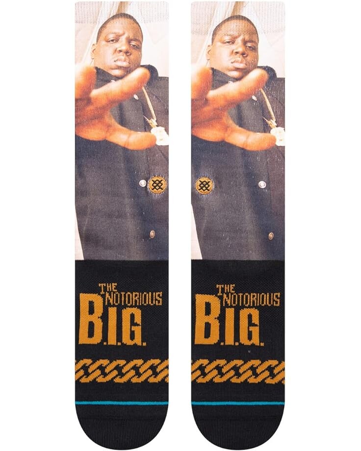 

Носки Stance Biggie The King Of NY, черный