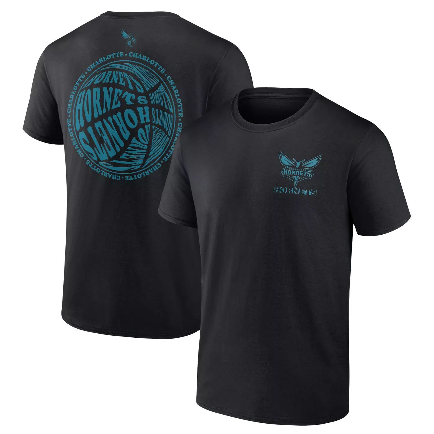цена Мужская черная коллективная футболка Charlotte Hornets Basketball Street с логотипом Fanatics