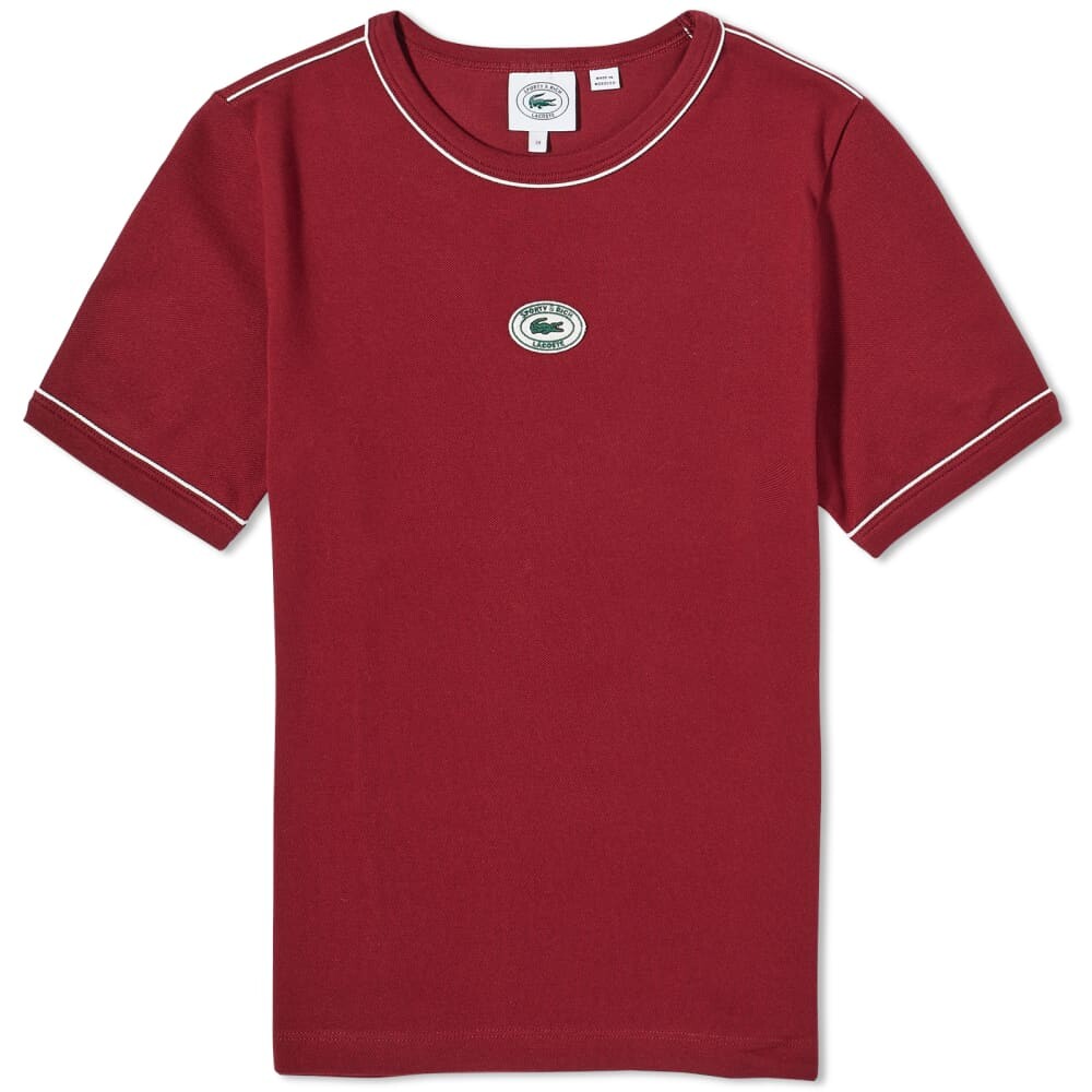 

Футболка Sporty & Rich x Lacoste Pique Ringer