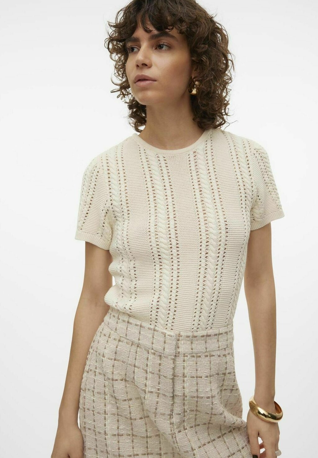 

Футболка с принтом Vero Moda, цвет birch