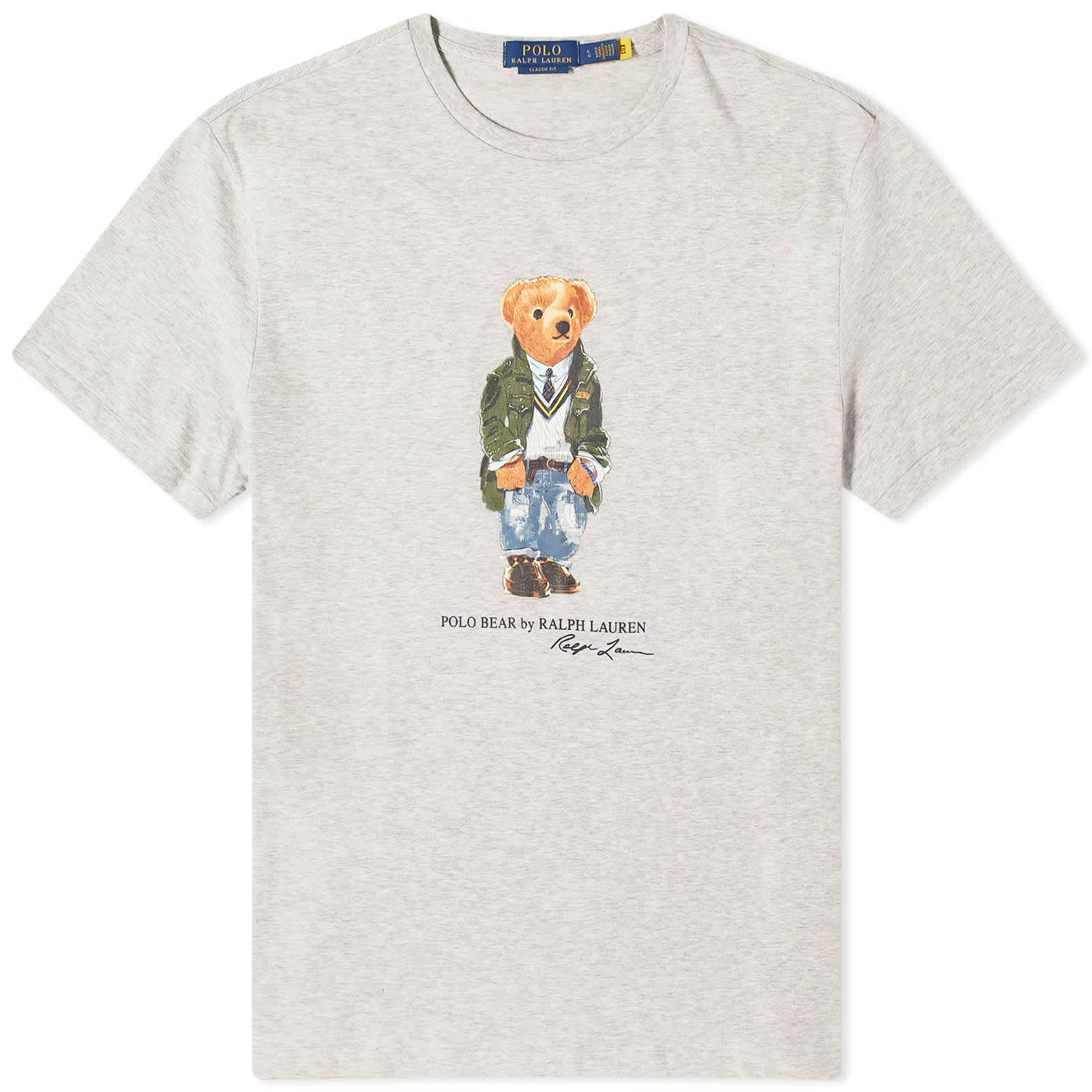 

Футболка Polo Ralph Lauren Heritage Bear, цвет Andover Heather