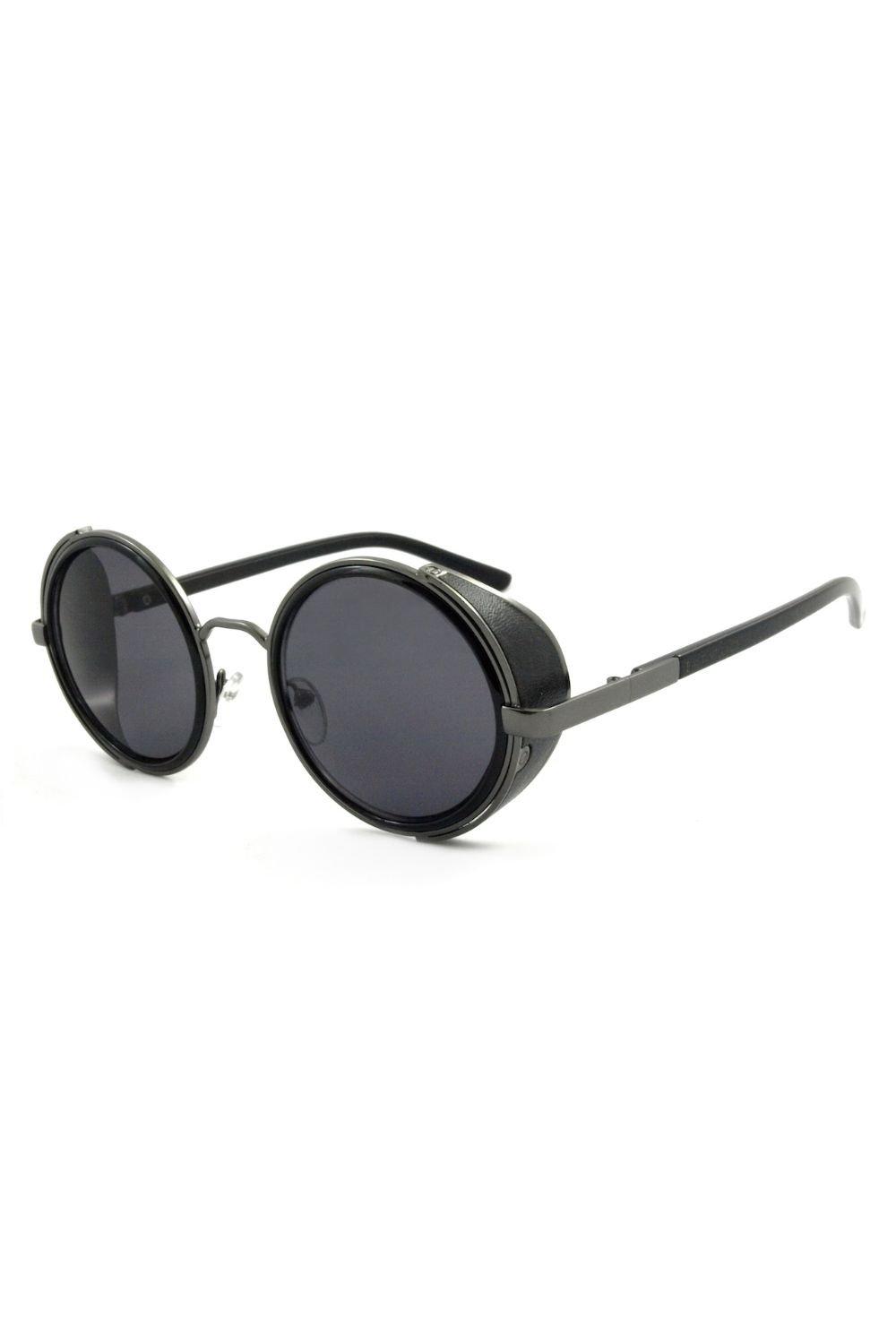 солнцезащитные очки авиаторы jordan east village черный Круглые солнцезащитные очки Freeman East Village, черный