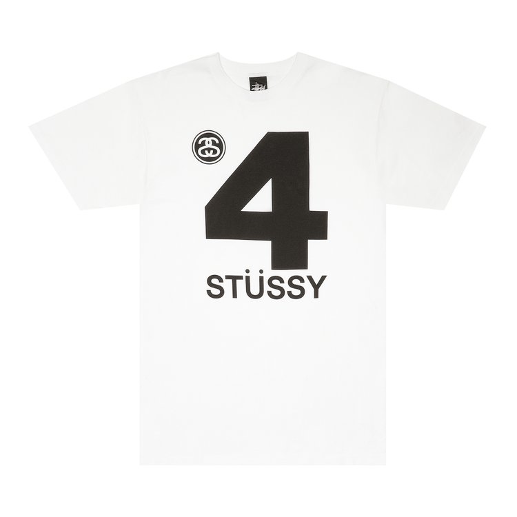 Футболка Stussy 4 Stussy 'White', белый
