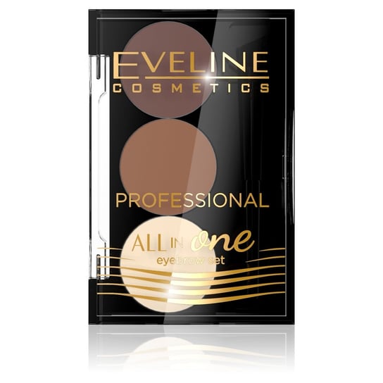 Профессиональный набор для макияжа и укладки бровей, №02 Eveline Cosmetics, Professional All in One