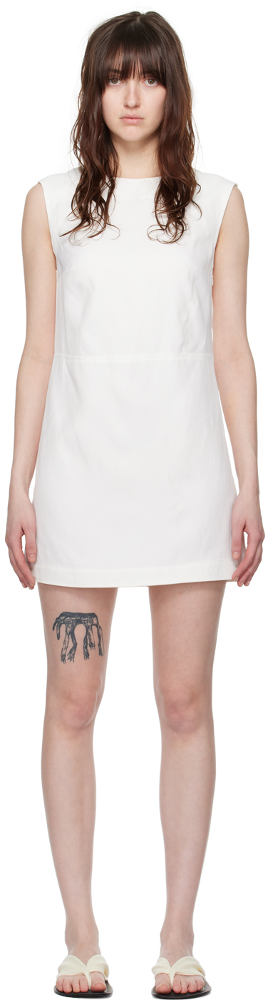 Белое мини-платье Hoya Loulou Studio, цвет Ivory