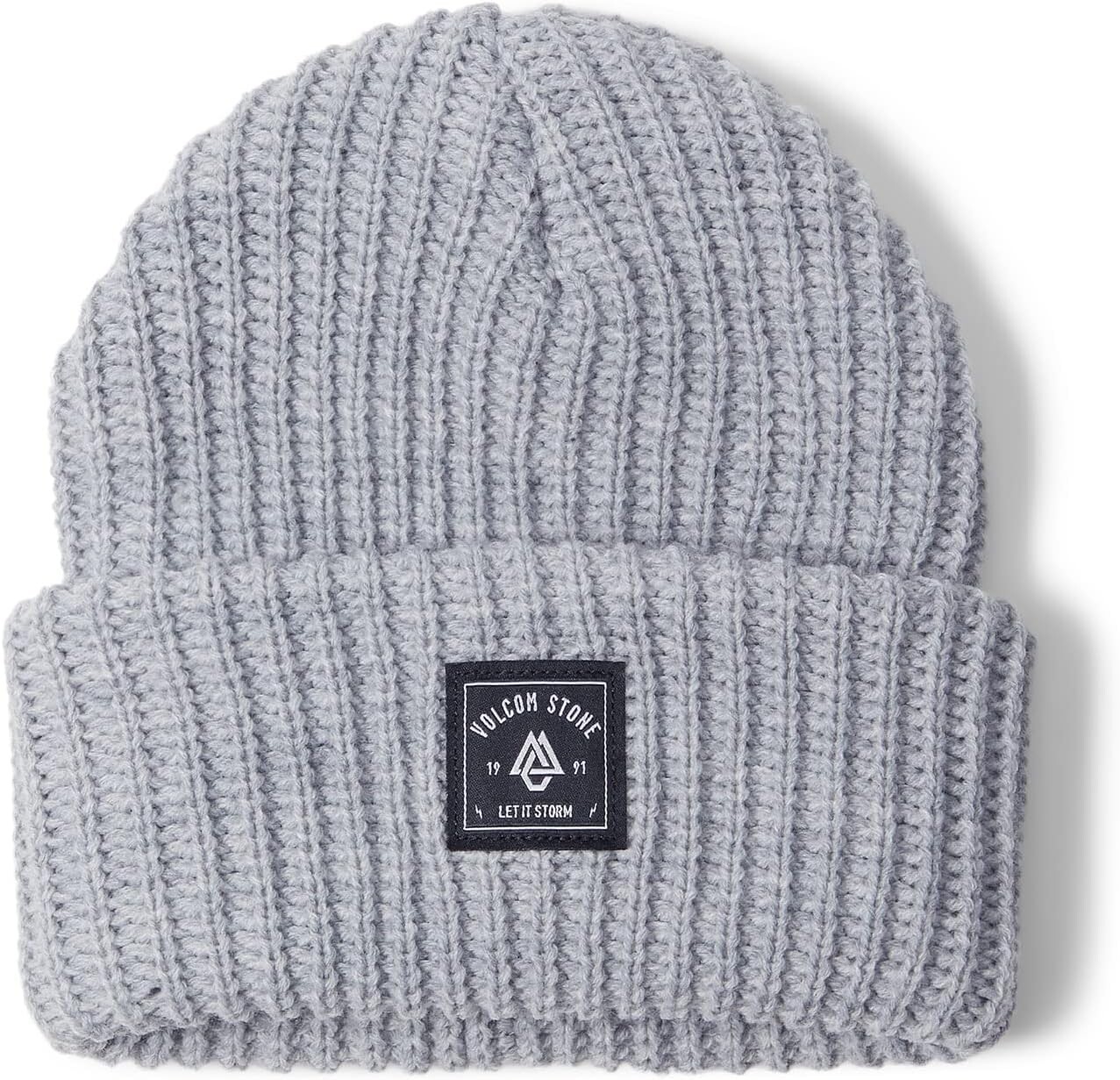 

Толстая вязаная шапка Volcom Snow, цвет Heather Grey