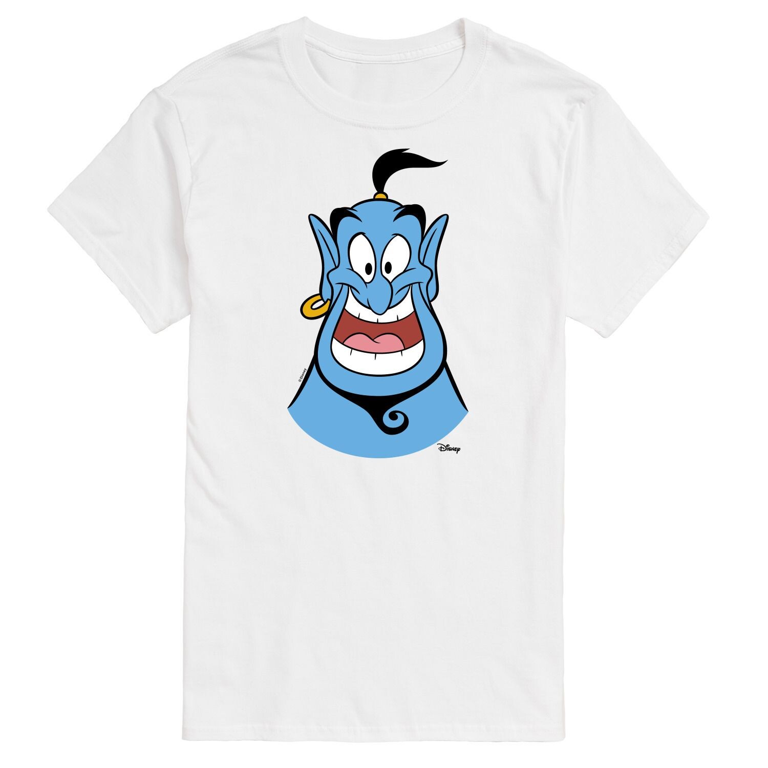 

Футболка с изображением лица Princess Big & Tall Genie Face Disney, белый