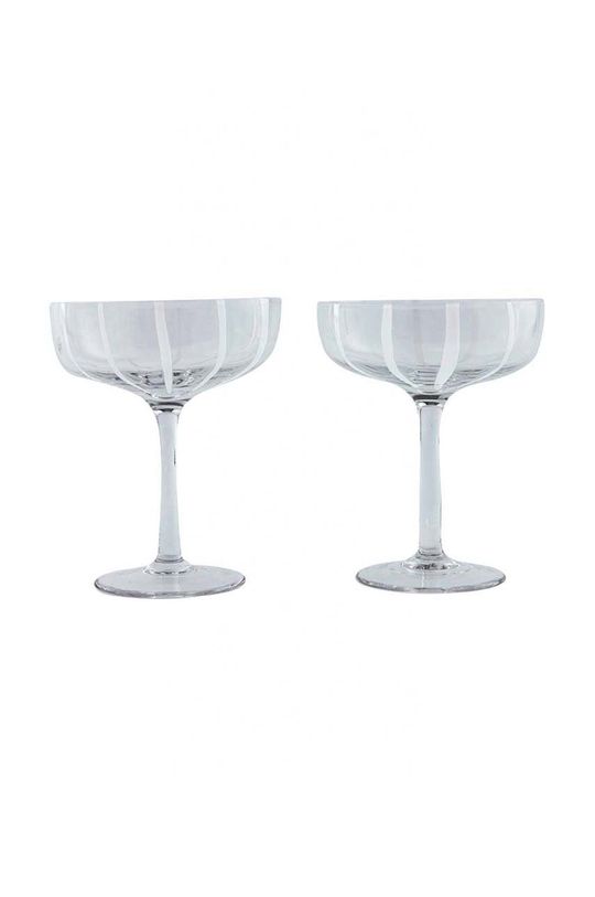 Набор бокалов для шампанского Mizu, 2 шт. OYOY, прозрачный набор фужеров для шампанского 210 мл 4 шт for you