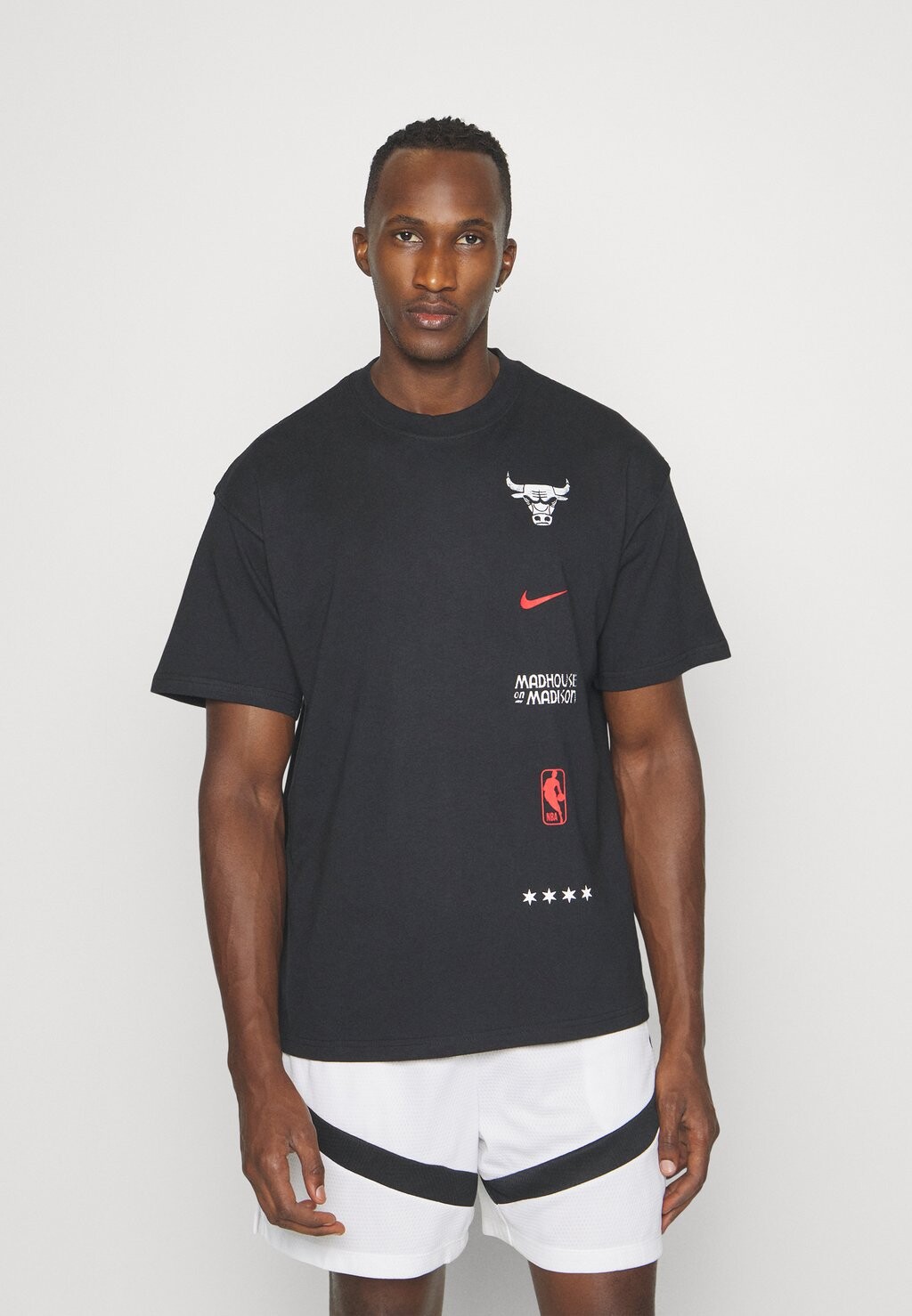 

Team Nba Chicago Bulls City Edition Tee Nike, черный