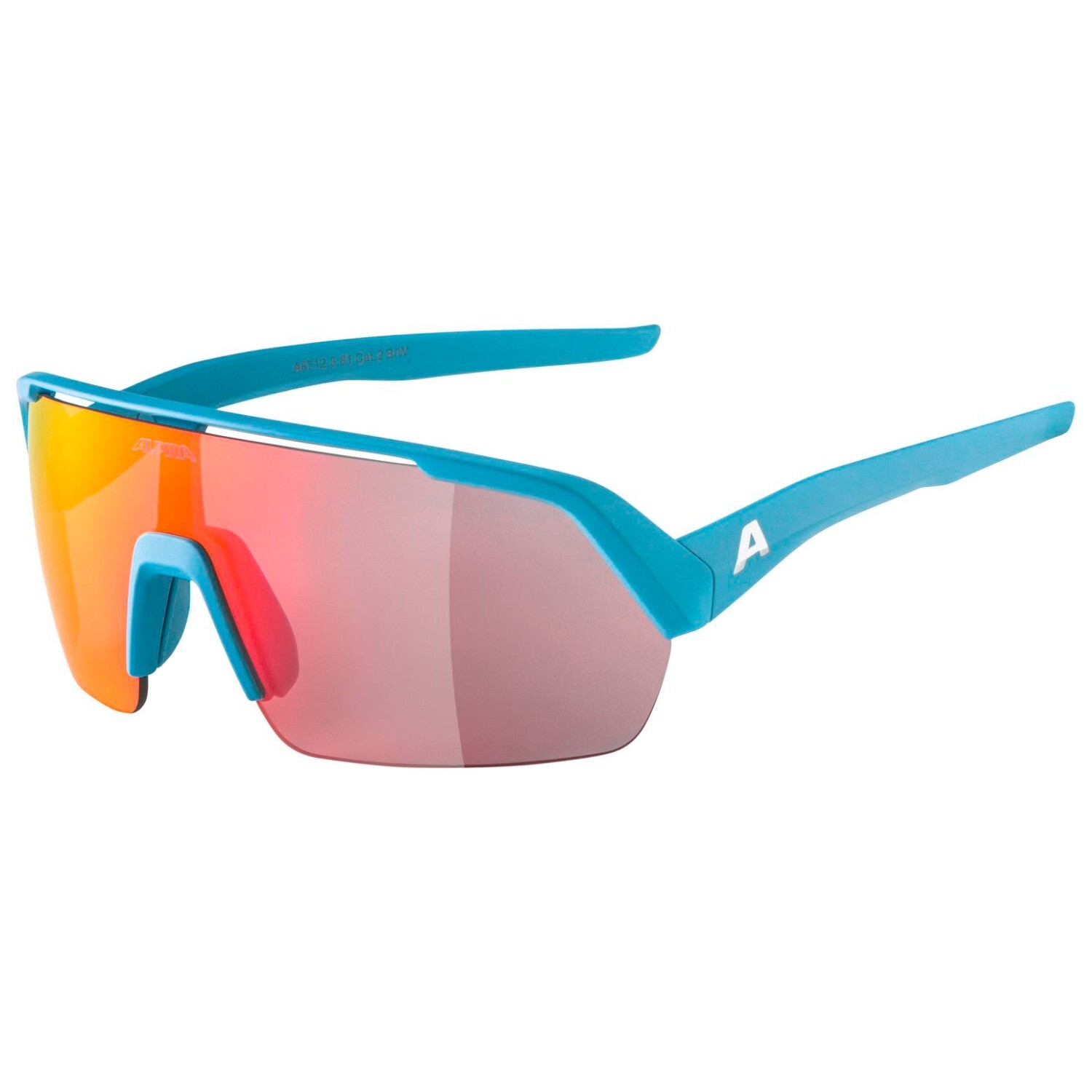 

Велосипедные очки Alpina Turbo HR Mirror Cat 3, цвет Smoke/Blue Matt