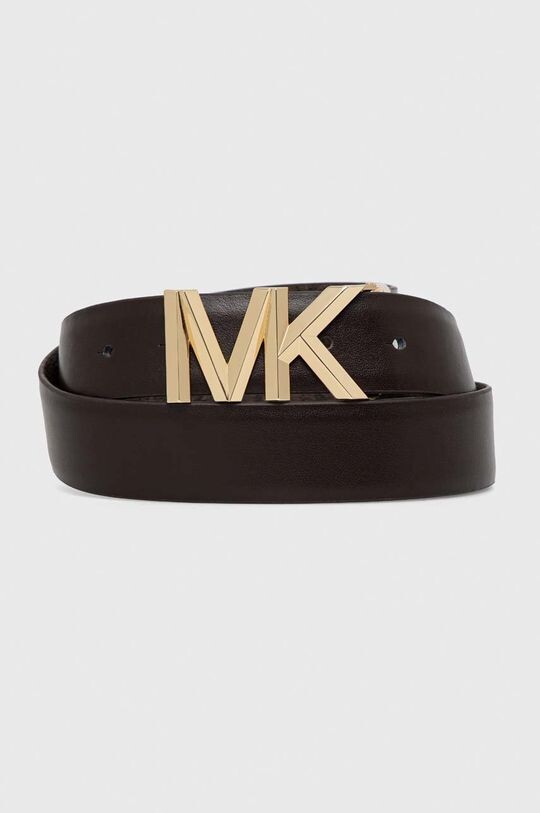 

Двусторонний кожаный ремень MICHAEL Michael Kors, коричневый