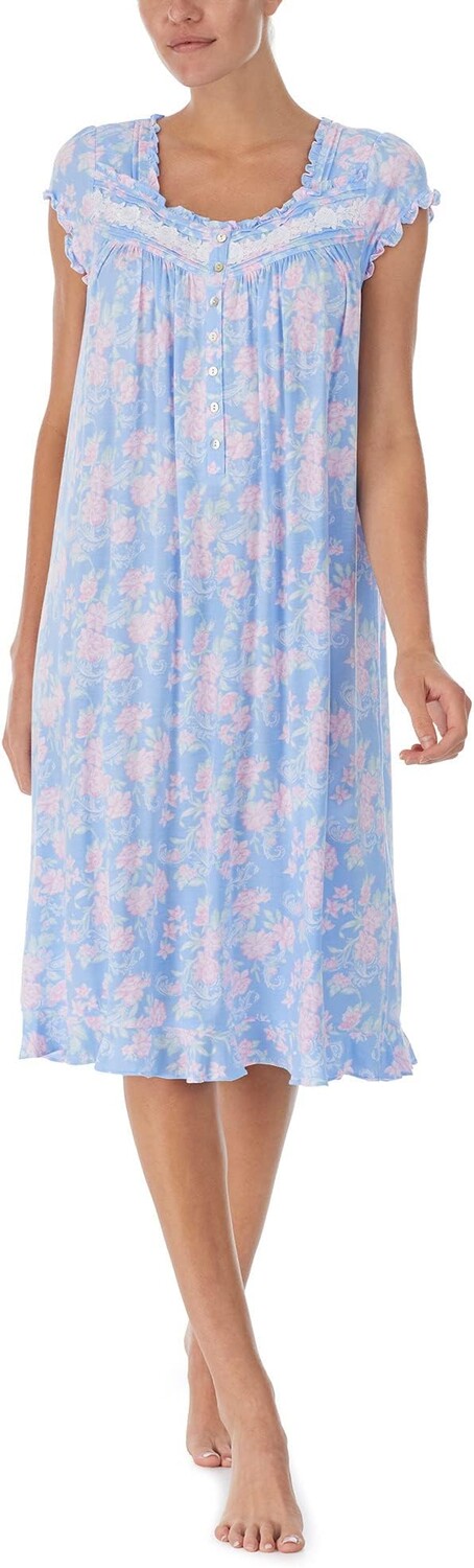 

Ночная рубашка вальс с короткими рукавами Eileen West, цвет Paisley Floral