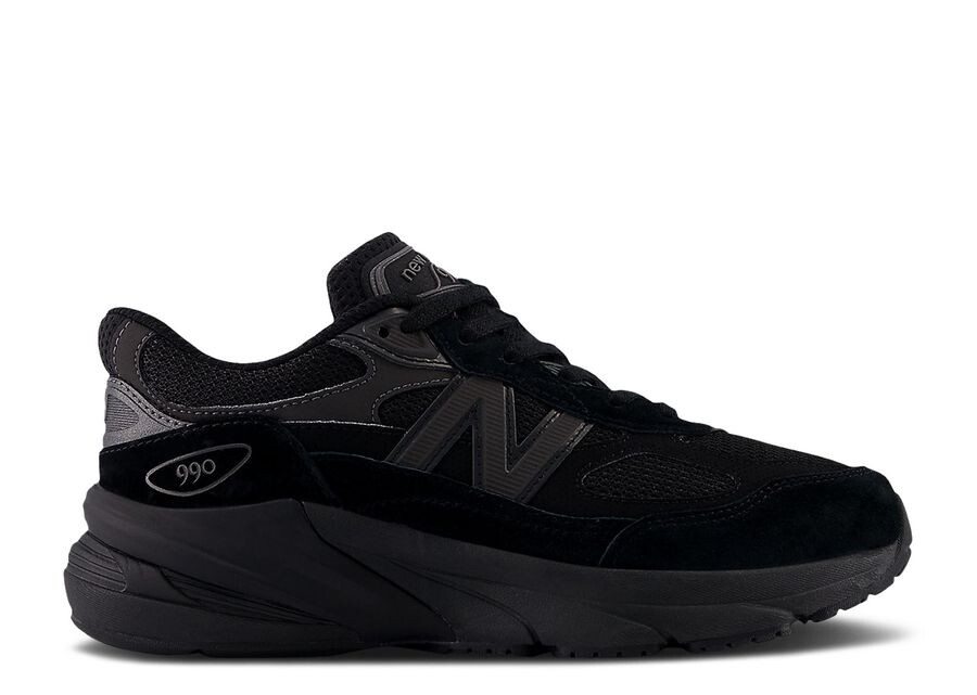 

Кроссовки New Balance New Balance 990v6 Big Kid, цвет Black Metallic