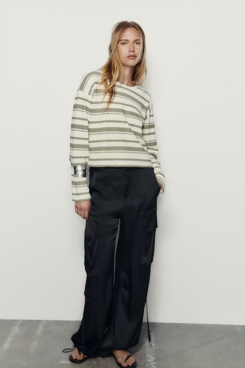 

Свитер в рустике ZARA, норковый