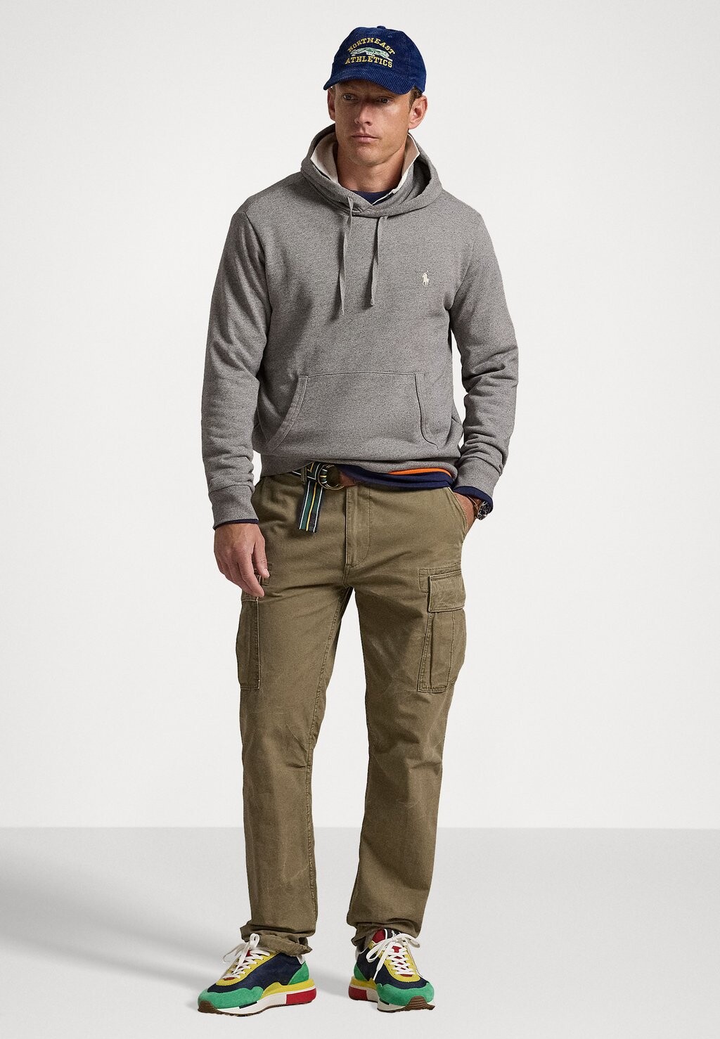 

Толстовка с капюшоном LOOPBACK FLEECE HOODIE Ralph Lauren, темно-серый
