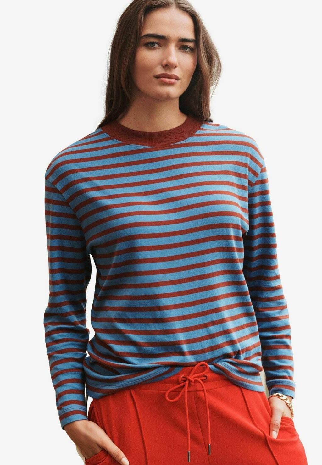 

Топ с длинными рукавами SLOUCH FIT Next, коричневый