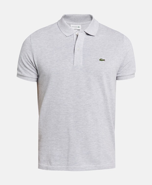 

Рубашка-поло из пике Lacoste, светло-серый