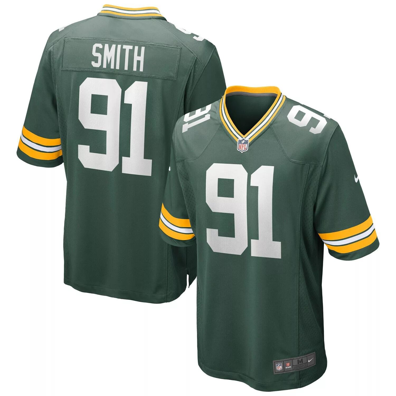 

Мужская игровая майка Nike Preston Smith Green Green Bay Packers