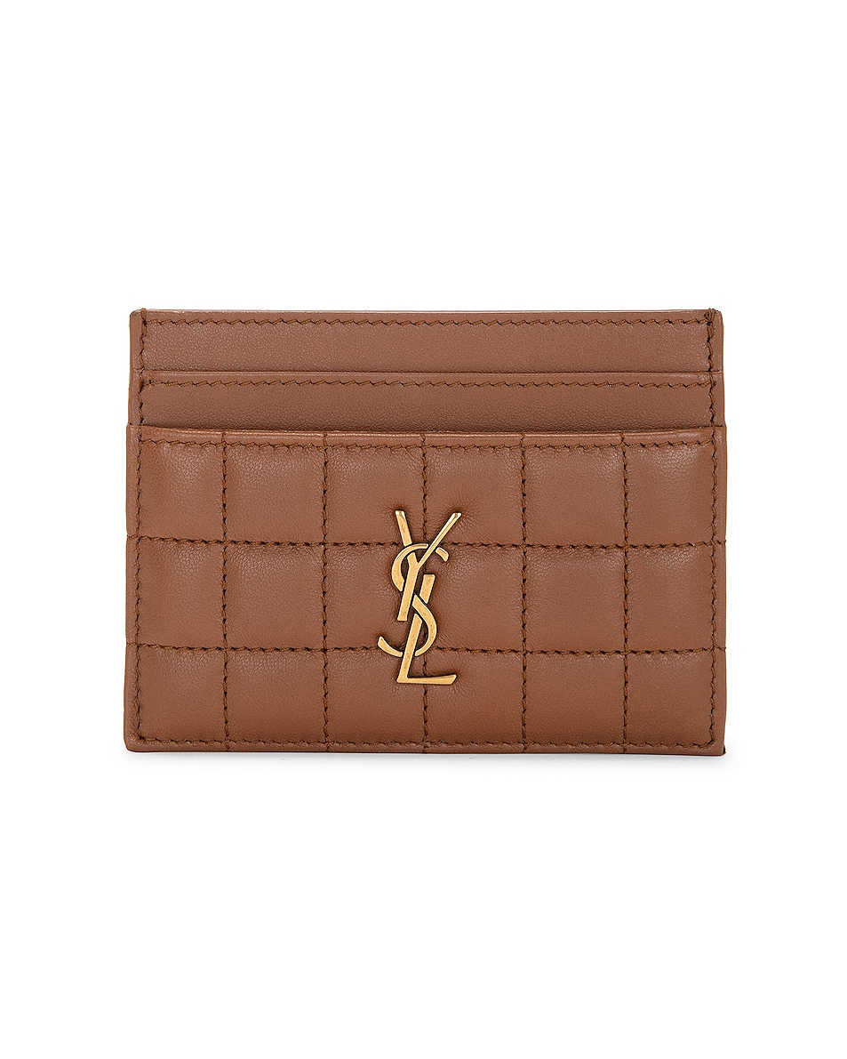 

Сумка Saint Laurent Cassandre Credit Card Case, цвет Fox