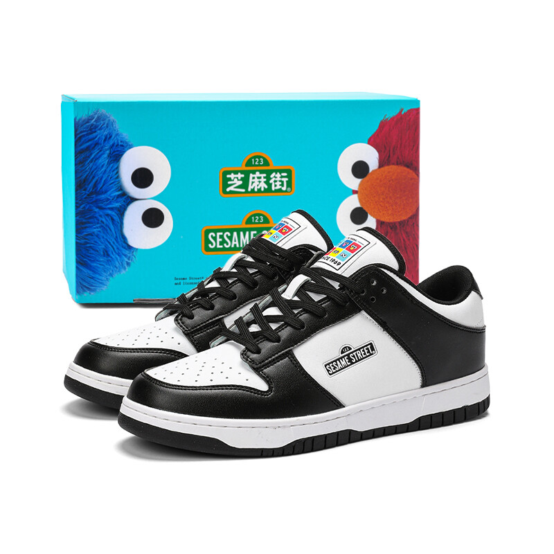 

Кроссовки SESAME STREET Vintage Basketball Shoes Unisex Low-top, черный/красный