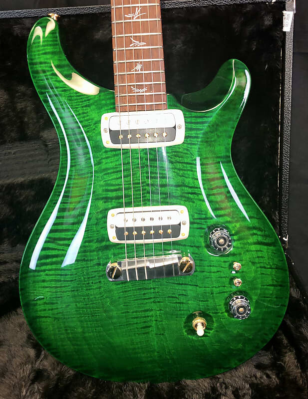 

Электрогитара PRS Paul's Guitar Flame Maple 10-Top - Emerald Mahogany neck Pattern Carve, Rosewood Fingerboard