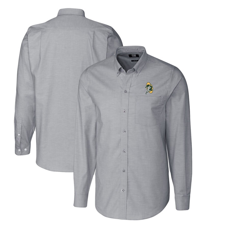 

Рубашка Cutter & Buck Green Bay Packers, угольный