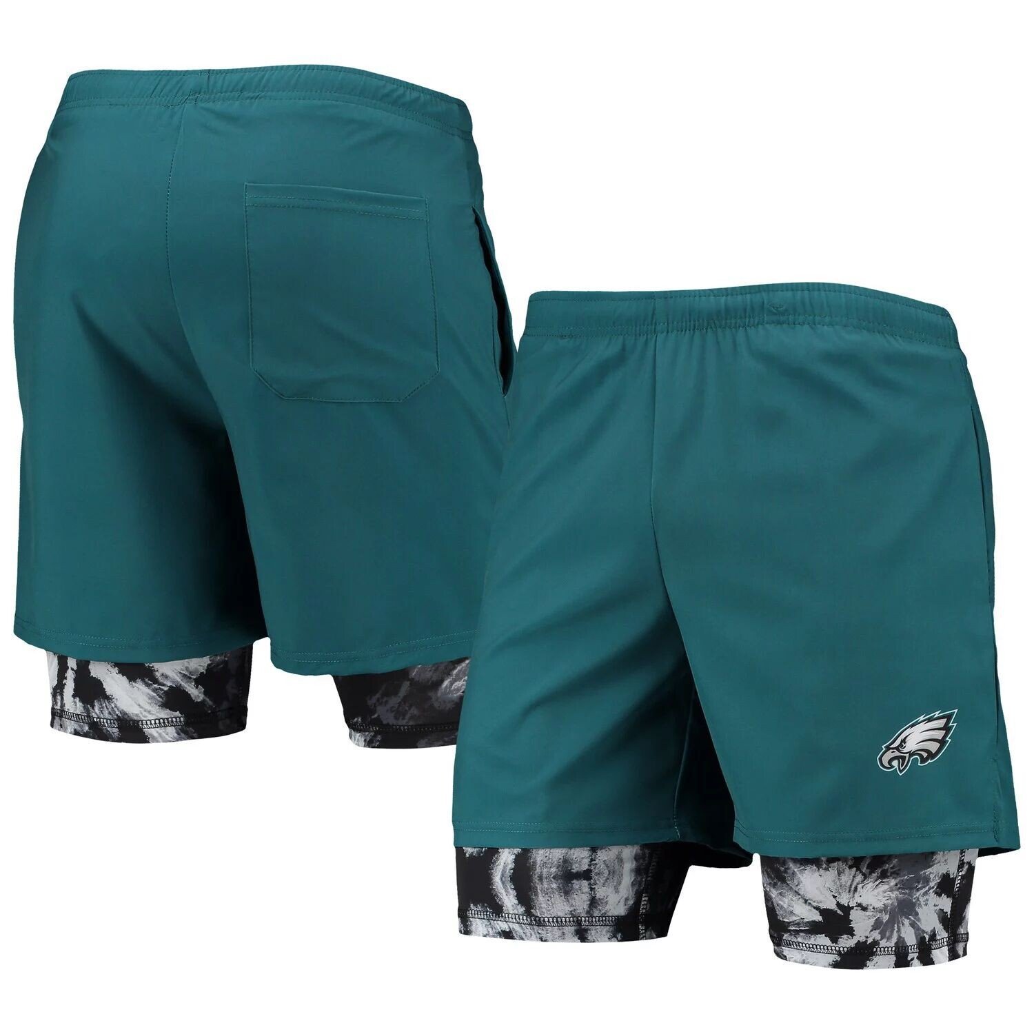 

Мужские шорты для бега FOCO Midnight Green Philadelphia Eagles