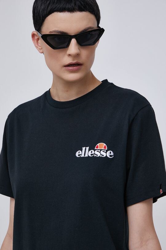 

Хлопковая футболка Ellesse, черный