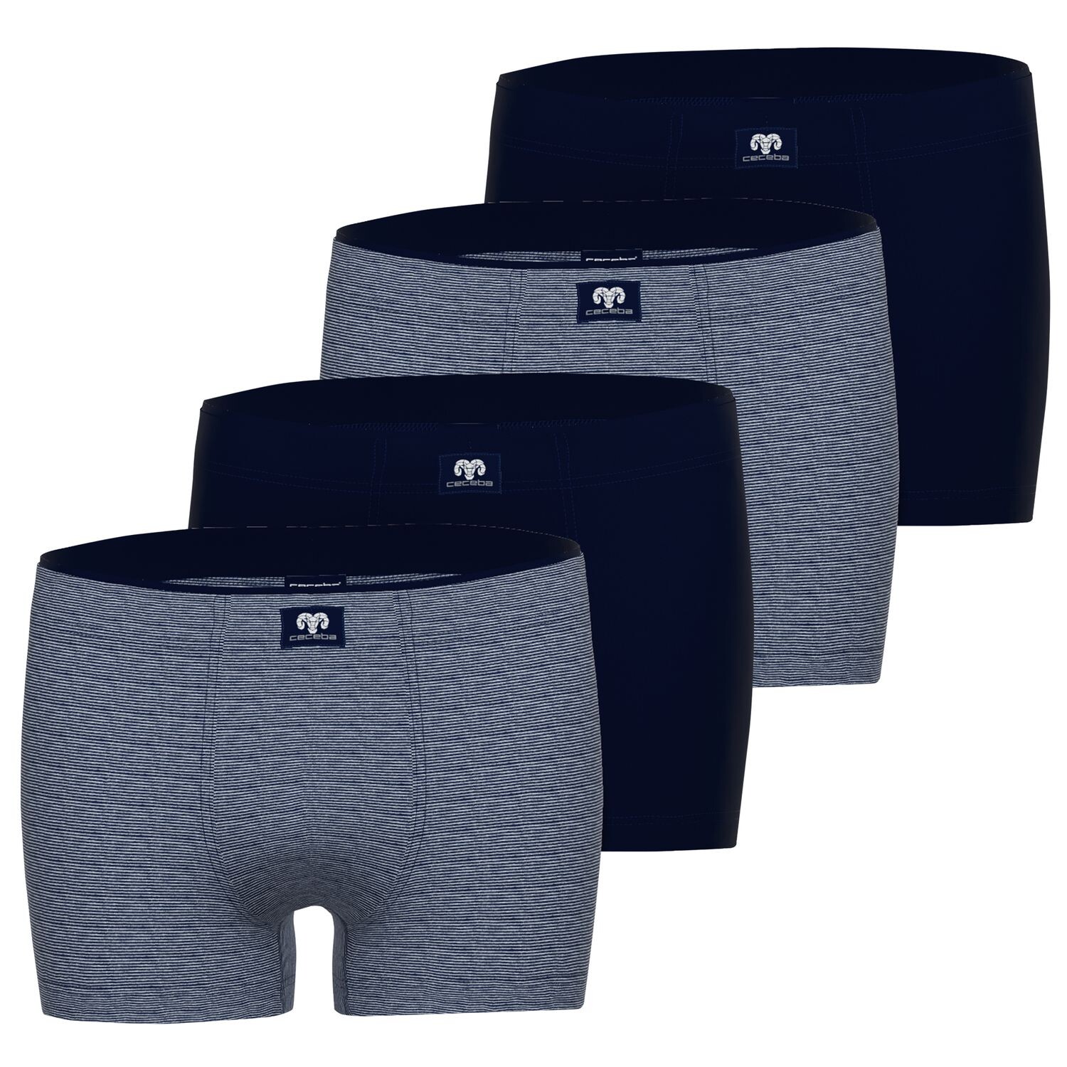 

Боксеры CECEBA Boxershorts 4 шт, цвет Navy melange