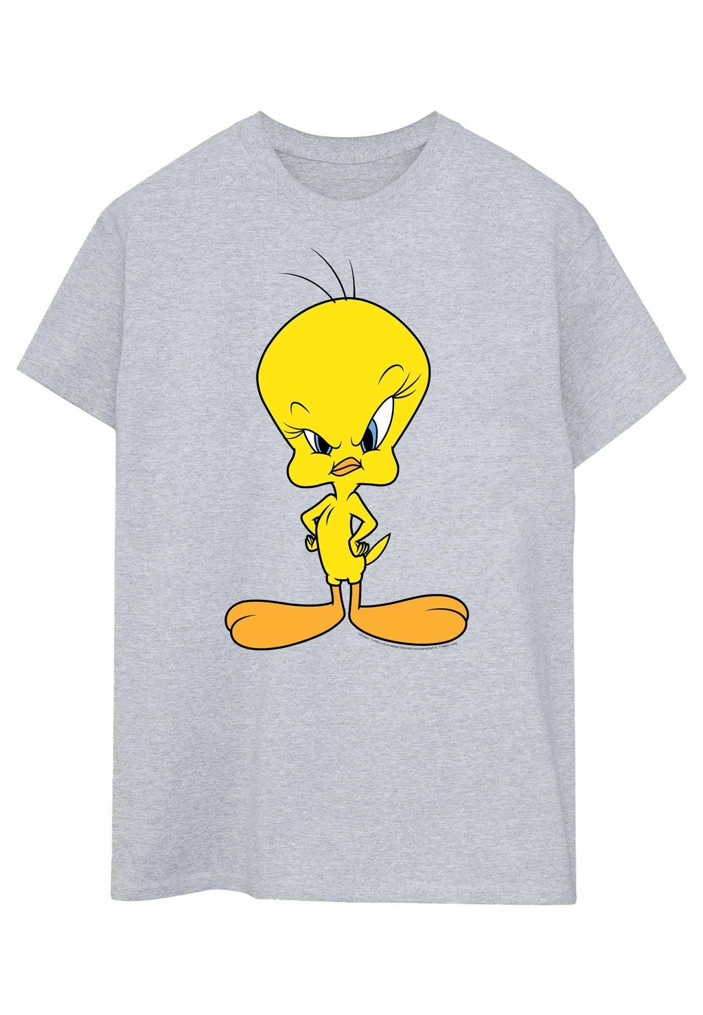 

Футболка с принтом LOONEY TUNES ANGRY TWEETY ABSOLUTE CULT, цвет sport grey