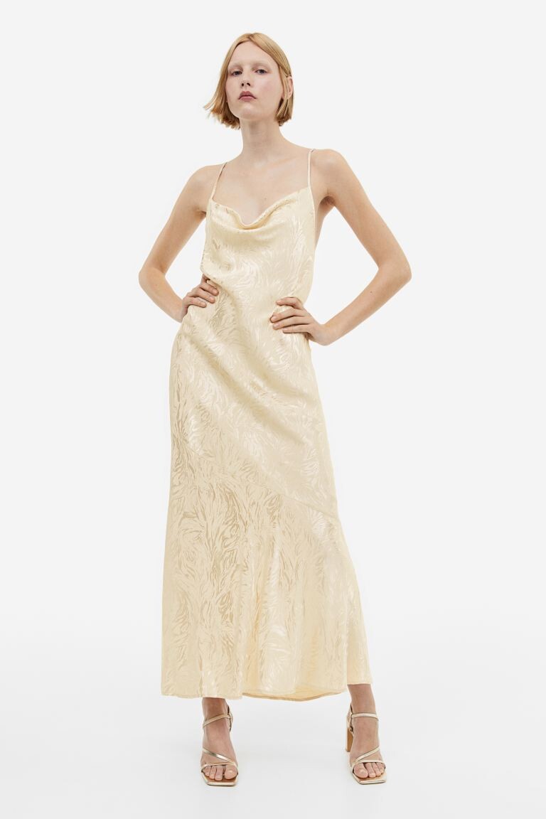 

Жаккардовое платье на бретелях H&M