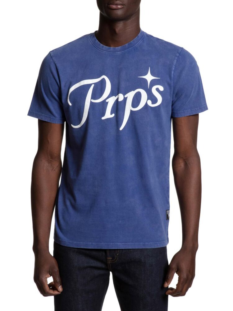 

Футболка с логотипом Georgia Crewneck Prps, цвет Royal Blue