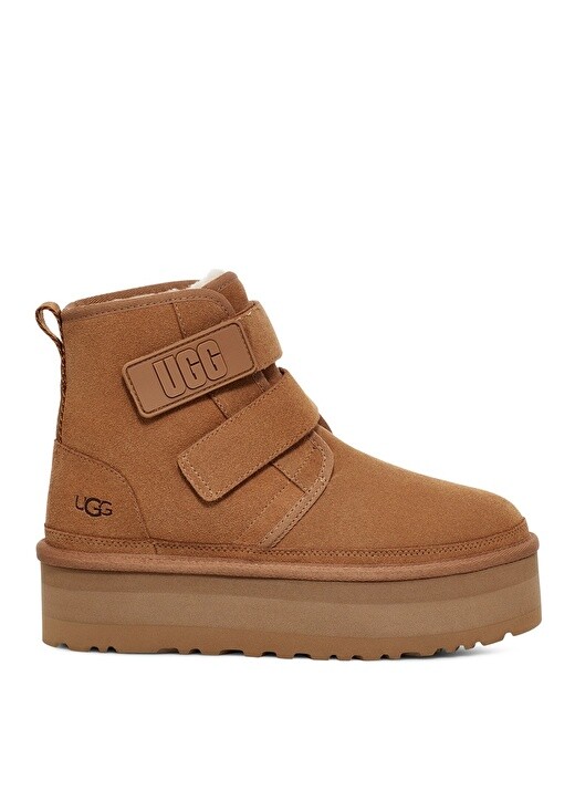 

Светло-коричневые женские кожаные ботинки Ugg