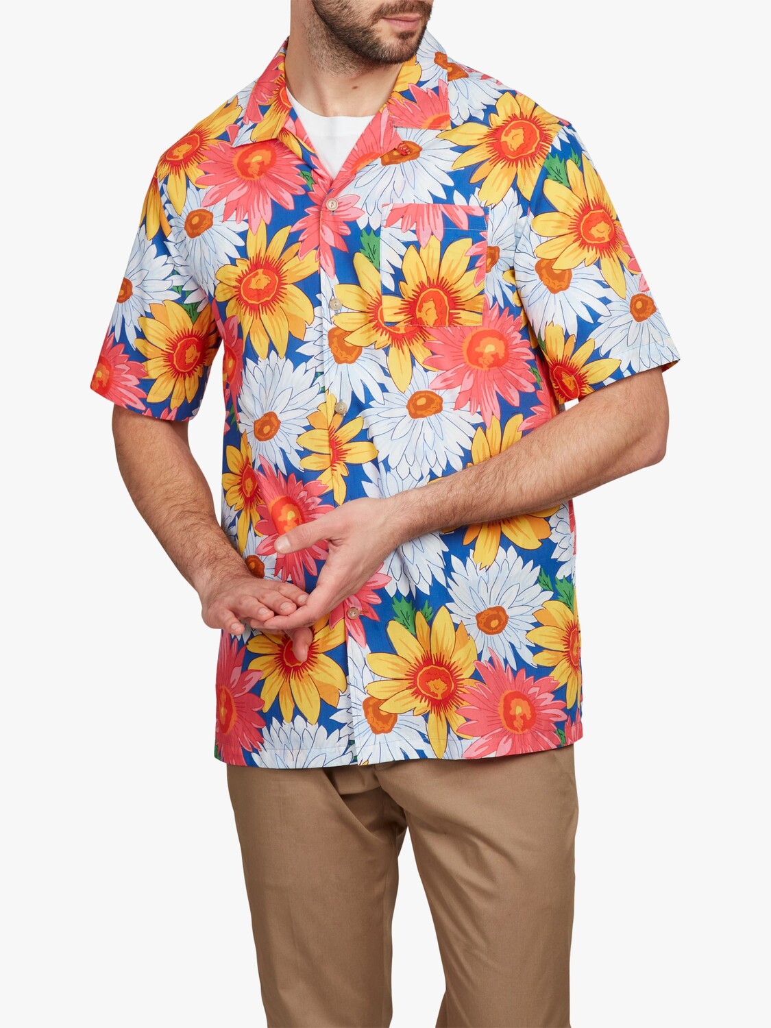 

Рубашка с короткими рукавами Simon Carter Flower, Многоцветный