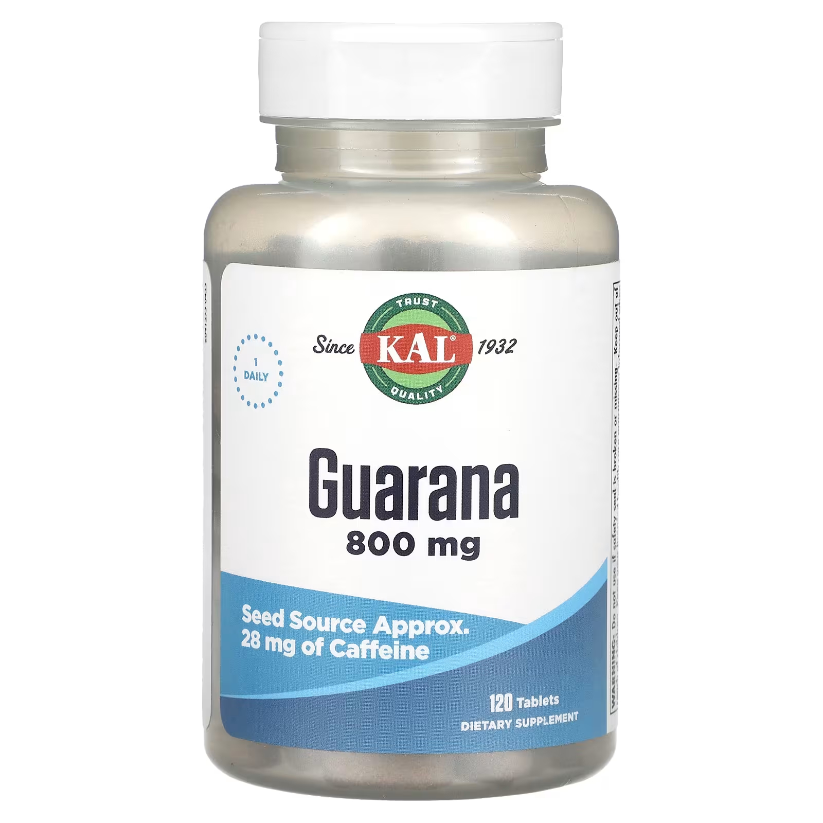 Гуарана Kal 800 мг, 120 таблеток