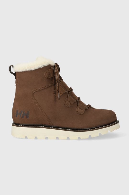 Замшевые зимние ботинки Helly Hansen, коричневый ботинки helly hansen зимние натуральная кожа высокие размер 39 3 eu черный