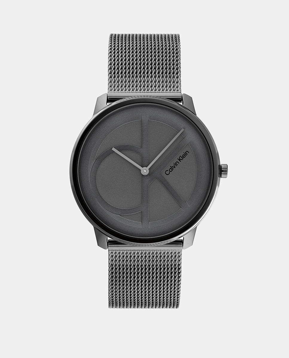 

Мужские часы Iconic 25200030 Grey Steel Mesh Calvin Klein, серый